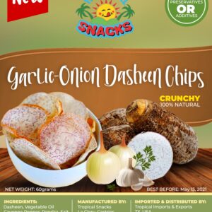 Garlic-Onion Taro Chips/ Garlic-Onion Dasheen Chips