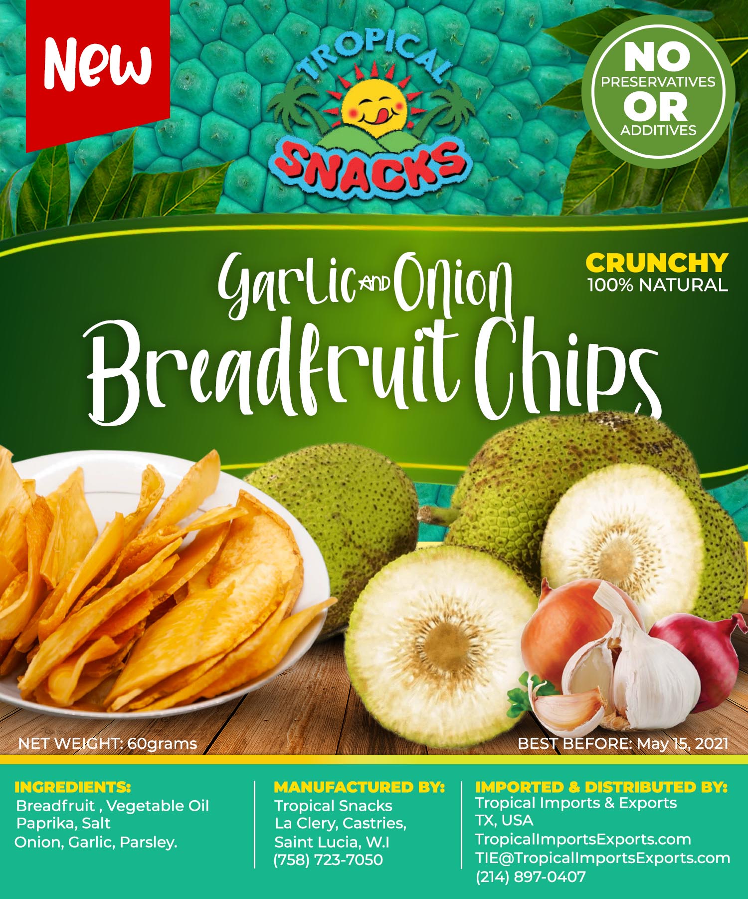 6. Tropical Treat: Sweet Onion Chips From The Valley Isle